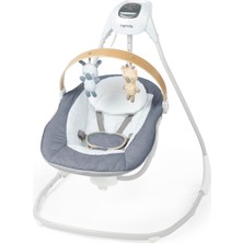 Zemira Ingenuity Simplecomfort Kompakt Yatıştırıcı Salıncak, Döner Çubuk, Dönen Koltuk, 6 Hız Seçeneği, 0