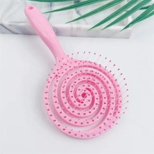 Zemira 2 Adet Topuzlu Saç Açma Fırçası - Pembe