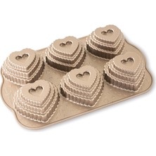 Zemira Nordic Ware 3D Muffin Kalıbı "kalp - Çelenk" - Romantik Lezzetler Için Kademeli