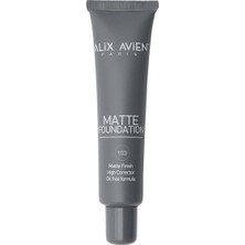 Zemira Alix Avien Uzun Süre Kalıcı Doğal Mat Bitişli E Vitamini Içeren Mat Fondöten - Matte Foundation 406