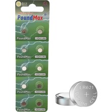 Zemira Poundmax 10 Adet AG1(LR621,LR60,364) 1.5V Alkalin Düğme Pil