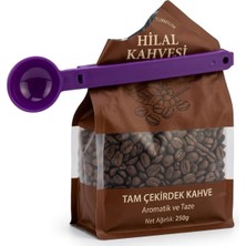 Zemira Ölçü Kaşıklı Paket Kilitleme Klipsi, 3'lü Set, Ergonomik Tasarım, Çok Amaçlı Mutfak Aparatı, Mor