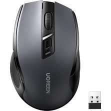 Zemira Ugreen Dizüstü Bilgisayar Ergonomik Sessiz Tıklama USB Fare, Hassas Takip Bilgisayar