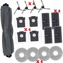 Zemira X40 L40 Robot Vacuum Cleaner ile Yedek Parça Aksesuar Seti