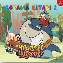 Minika Maceracı Yüzgeçler Boyama Kitabı 2