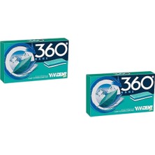 Zemira Vivident 360 Nane Aromalı Şekersiz-Tatlandırıcılı Şerit Sakız 33G (2 Adet)