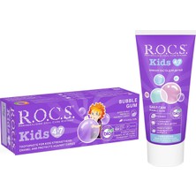 Zemira R.o.c.s. Kids 4-7 Yaş Florürsüz Macunu Balon Sakızı Tadında