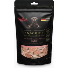 Zemira Snackies Tavuklu Alaska Mezgitli Kurutulmuş Et Ödülü 90GR