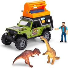 Zemira Dickie, 203834011, Dino Camper, Serbest Tekerlekli Jeep, Işıklı, Sesli, Açılır Kapılar, Yumuşak Las