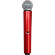 Zemira Shure WA713-RED Renkli Kulp Sadece BLX2/SM58 BLX2/BETA58A Vericiler Için (Kırmızı)