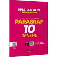 Marka Yayınları 2025 Kpss-Dgs-Ales Paragraf Yeni Nesil 10 Deneme