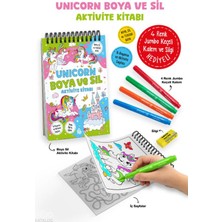 Bigkids Yayınları Unicorn - Boya ve Sil Aktivite Kitabı