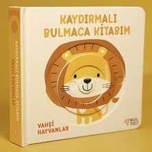 Masalperest Vahşi Hayvanlar - Kaydırmalı Bulmaca Kitabım Serisi (Ciltli)
