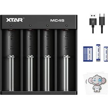 Zemira Xtar 18650 Akıllı Xtat MC4S 16340 Lityum Iyon Bataryalar Ni-Cd Için Aynı Zaman