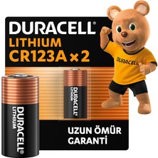 Zemira CR123 Yüksek Güçlü Lityum Pil (2’li Paket) 3V (CR123A / CR17345) – Uzun Kullanım Ömrü – Ka
