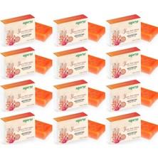 Zemira El Yapımı Doğal Sabun, 150 G, Yosun Özlü, 12'li Set