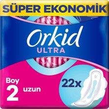 Zemira Orkid Ultra Ekstra Hijyenik Ped Uzun Süper Ekonomik Paket 22 Ped