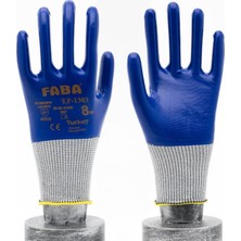 Zemira Faba EP-1303 Nitril Kaplı Polyester Eldiven