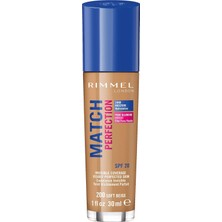 Zemira Rimmel London Match Perfection Fondöten 200-SOFT Bei