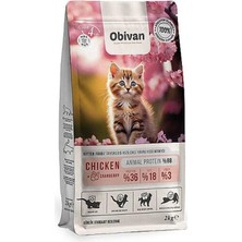 Zemira Obivan Kitten Tavuklu Kızılcıklı Yavru 2 kg