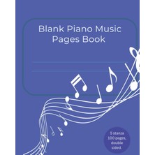 Zemira Piano Blank Sheet Music Book