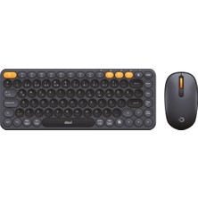 Zemira Daxi MK350 Creator Pro Combo Sessiz 3 Kanallı + 2.4g Türkçe Q Klavye Mouse Seti