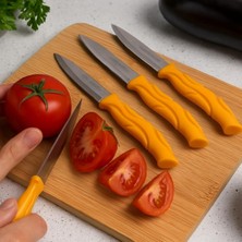 Zemira 8’li̇ Meyve Sebze Kesme Bıçağı Seti – Paslanmaz Çelik, Ergonomik Saplı, Pratik Kullanım