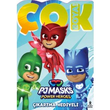 Doğan Çocuk Pjmask Çok Boya! Çıkartmalı Dev Boyama Kitabı
