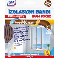 Zemira Tape Plastik Kapı Altı Hava Akımı Önleyici, 53 mm x 2,5 mt Boyut, Şeffaf