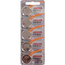 Zemira Maxell CR-2016 Li̇tyum Pi̇l 5li̇ 4902580131272