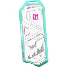 Zemira Strix Arion Hatsune Miku Edition M.2 Nvme Harici SSD Kutusu, 3.2 Gen 2x1, 10 Gbps, A