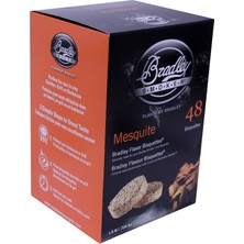 Zemira Bradley Smoker Izgara Barbekü Için Bisquette, Mesquite Özel Karışım, 48'li Paket