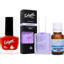 Zemira Kalyon Oje 234 + Oje Kurutucu Sprey 17 ml + Oje Çözücü