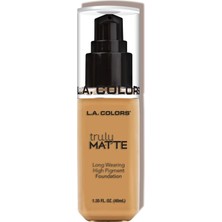 Zemira La Colors Truly Matte Fondöten-Golden Beige 40ML