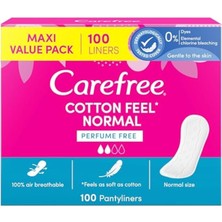 Zemira Carefree Normal Cotton Parfümsüz 100'LÜ Günlük Ped
