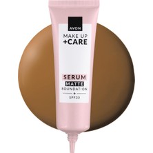 Zemira Avon Make Up + Care 3ü 1 Arada Mat Fondöten 30 Ml. 420G Caramel