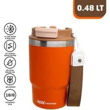 Zemira Rox Camping 0195 Pipetli Kahve Termosu 0.48 Lt - Turuncu
