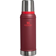 Zemira Klasik Vakumlu Paslanmaz Çelik Termos 0,94 Lt (1.0 Qt) - Cranberry