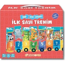 Bi Kutu Oyun Ilk Sayı Trenim - Cırt Cırtlı Yapboz ve Kitap Seti