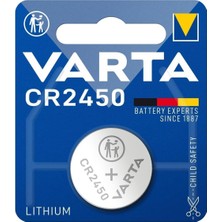 Zemira Lityum Pil Cr 2450, 560 Mah, 3 V, Tekli Blister