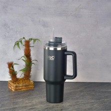 Zemira Tohana Tohana Termos Pipetli Maxi Kupa Siyah 1200 ml