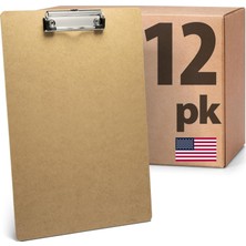 Zemira Officemate Geri Dönüştürülmüş Ahşaptan Sıkıştırma Tahtası, 215, 9 x 355,6 Mm, Düz Profil Kelepçe, K