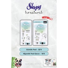 Zemira Bio Sleepy Hijyenik Ped Gece 18'li Günlük Uzun 32'li Rosie