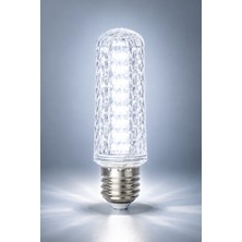 Naturel Dekor Beyaz Kristal E27 Ampul 1600 Lümen 15W