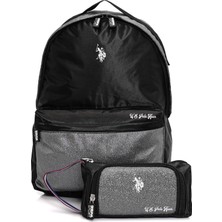 Zemira U.s. Assn. U.s. Polo. Assn. Unisex Okul Çanta Seti PLSET2432425,SIYAH Tek Ebat