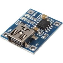 Zemira Sanec Arduino TP4056 Korumalı Lityum Lipo Pil Devresi Mini USB Batarya Devre 1A 5V