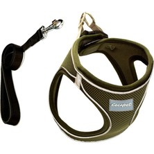 Zemira Cecepet Cool Walk Air Mesh Haki Göğüs Tasması Medium