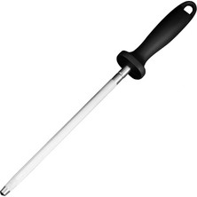 Ozkr Store Masat Profesyonel  Çelik Yuvarlak Bıçak Bileyici (32 Cm)