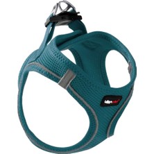 Zemira Leon Pet Air Mesh Koyu Yeşil Göğüs Tasması Large