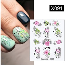 Zemira Tırnakmania Su Transferli Nail Sticker X091 (52340-11) 3932